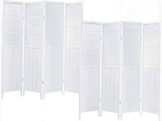 東谷 ROOM ESSENCE 2セット スクリーン4連 間仕切り パーテーション 店舗 事務所 オフィス おしゃれ ホワイト OP-510WH メーカー直送 同梱不可 カード決済のみ対応 沖縄・北海道・離島お届け並びに時間指定不可