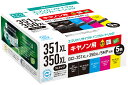 ecorica/エコリカ 互換リサイクルインクカートリッジ キヤノン BCI-351XL+350XL/5MP 5色パック 対応 ECI-C351XL-5P(2)