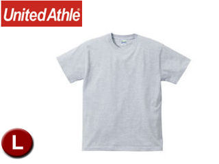 United Athle/ユナイテッドアスレ 500101C 5.6オンスTシャツ アダルトサイズ 【L】 (アッシュ)