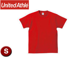 United Athle/ユナイテッドアスレ 500101C 5.6オンスTシャツ アダルトサイズ 【S】 (レッド)