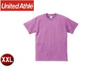 United Athle/ユナイテッドアスレ 500101CX 5.6オンスTシャツ アダルトサイズ 【XXL】 (ラベンダー)