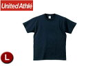 United Athle/ユナイテッドアスレ 500101C 5.6オンスTシャツ アダルトサイズ 【L】 (ネイビー)(4)