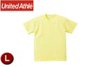 United Athle/ユナイテッドアスレ 500101C 5.6オンスTシャツ アダルトサイズ 【L】 (ライトイエロー)(4)