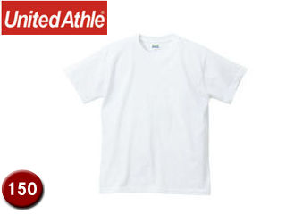 United Athle/ユナイテッドアスレ 500102W 5.6オンスTシャツ キッズサイズ 【150】 (ホワイト)