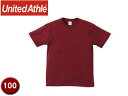 United Athle/ユナイテッドアスレ 500102C 5.6オンスTシャツ キッズサイズ 【100】 (バーガンディ)