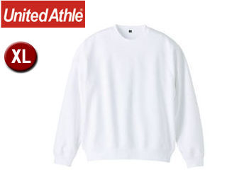 United Athle/ユナイテッドアスレ 10.0オンス クルーネックスェット(パイル)アダルト 【XL】 (ホワイト)