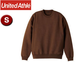United Athle/ユナイテッドアスレ 10.0オンス クルーネックスェット（パイル）アダルト 【S】 （ダークブラウン）