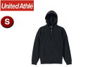United Athle/ユナイテッドアスレ 10.0オンス T/Cスウェット フルジップパーカ(裏起毛)アダルト 【S】 (ブラック)(4)