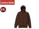 United Athle/ユナイテッドアスレ 10.0オンス T/Cスウェット フルジップパーカ(裏起毛)アダルト 【XXL】 (ダークブラウン)(4)