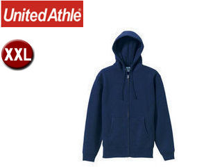 United Athle/ユナイテッドアスレ 10.0オンス T/Cスウェット フルジップパーカ（裏起毛）アダルト 【XXL】 （ネイビー） 1