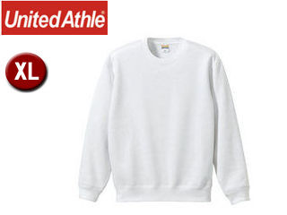 United Athle/ユナイテッドアスレ 10.0オンス T/Cスウェット クルーネックスウェット(裏起毛)アダルト 【XL】 (ホワイト)