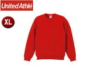 United Athle/ユナイテッドアスレ 10.0オンス T/Cスウェット クルーネックスウェット（裏起毛）アダルト 【XL】 （レッド）