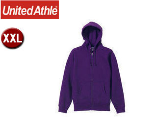 United Athle/ユナイテッドアスレ 10.0オンス T/Cスウェット フルジップパーカ(裏起毛)アダルト 【XXL】 (パープル) United Athle/ユナイテッドアスレ 10.0オンス T/Cスウェット フルジップパーカ(裏起毛)アダルト 【XXL】 (パープル)