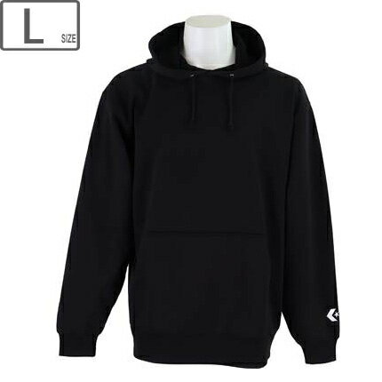 CONVERSE コンバース 【メンズ】スウェットパーカー 【ブラック】【Lサイズ】 CB141202-1900