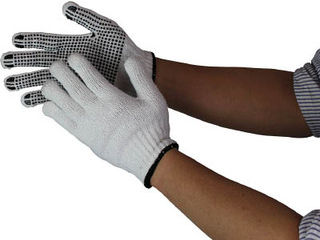 OTAFUKU GLOVE おたふく手袋 選べるサイズ スベリ止手袋12双 ブラック Lサイズ 205-BK-L