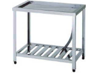 【組立・輸送等の都合で納期に1週間以上かかります】 azuma/東製作所 【代引不可】水切台ホース付スノコ板付 600×450×800 KTM-600