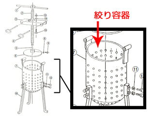 EBM 江部松商事 EBM　鉄　ギョーザ絞り器用　(7)絞り容器