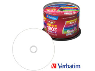 Verbatim/バーベイタム 録画用BD-RE 25GB 1〜2倍速 50枚スピンドル VBE130NP50SV1 Verbatim/バーベイタム 録画用BD-RE 25GB 1〜2倍速 50枚スピンドル VBE130NP50SV1