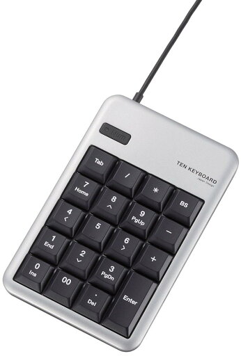 ELECOM エレコム USBテンキーボード/Mサイズ/メンブレン/シルバー TK-TCM011SV ELECOM エレコム USBテンキーボード/Mサイズ/メンブレン/シルバー TK-TCM011SV