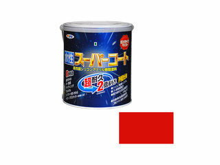 ASAHIPEN/アサヒペン 水性スーパーコート 1.6L 赤