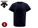 デサント DESCENTE DB1010-BLK フルオープンシャツ 【S】 (ブラック)(4)