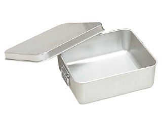 オオイ金属 アルマイト　保温・冷バットコンテナー／（蓋付）001