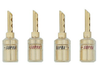 SUPRA スープラ SUPRA CombiConM6 BANANA 1パック（黒×2個、赤×2個入）　バナナ端子