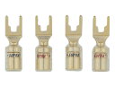 SUPRA/スープラ SUPRA CombiCon M6 SPADE 1パック(黒×2個、赤×2個入) スペード端子