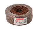 KD/加藤伝蔵商店 庭園ロープ 茶 3mm×100m