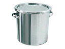 NITTO KINZOKU/日東金属工業 18-8 テーパー付 密閉容器(レバーバンド式)手付 TP-CTL 47cm