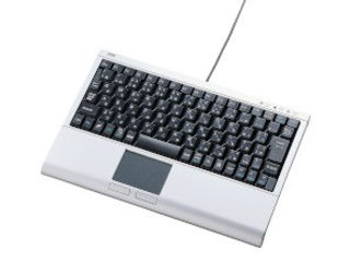 サンワサプライ タッチパッド付キーボード(シルバー) SKB-TP01SVN