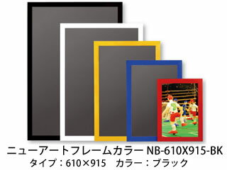 ARTE アルテ 【代引不可】ニューアートフレームカラー 610×915 (ブラック) NB-610X915-BK