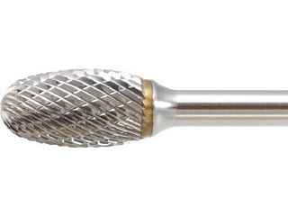 TRUSCO/トラスコ中山 超硬バー タマゴ型 Φ9.5X刃長19X軸6 ロング シングル TB6C095SL150