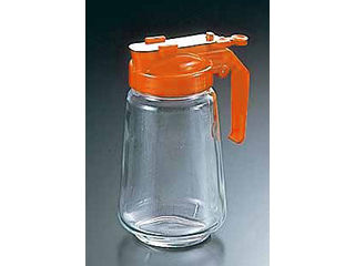 ガラス製　焼肉タレ入／350cc　オレンジ