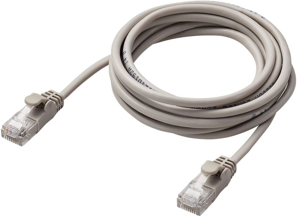 ELECOM エレコム CAT5E準拠 やわらかLANケーブル 2m ライトグレー LD-CTY/LG2