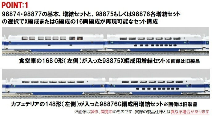 TOMIX トミックス JR 100系東海道・山陽新幹線(G編成)増結セット 98876 発売前予約 キャンセル不可_1