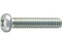 TRUSCO トラスコ中山 ナべ頭小ネジ 三価 白 全ネジ M6X25 36本入 B701-0625