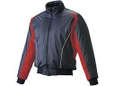 SSK/エスエスケイ BWG1002-7020W 蓄熱グラウンドコート・フロントフルZIP・中綿 【S】 (ネイビー×レッド×ホワイト)