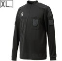 sfida/スフィーダ 【ユニセックス】レフェリーシャツ L/S 長袖【XLサイズ】【BLACK】SA22835
