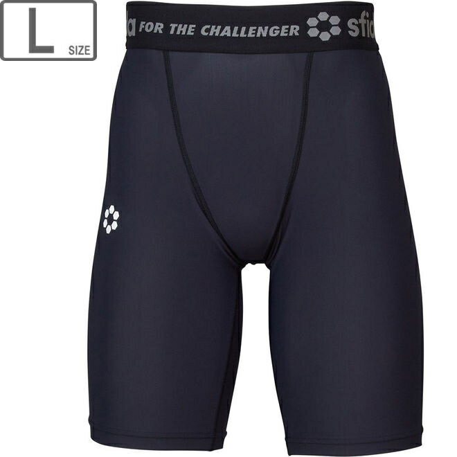 sfida/スフィーダ 【メンズ】BPコンプレッションベースレイヤーハーフタイツ【Lサイズ】【BLACK】SA21828