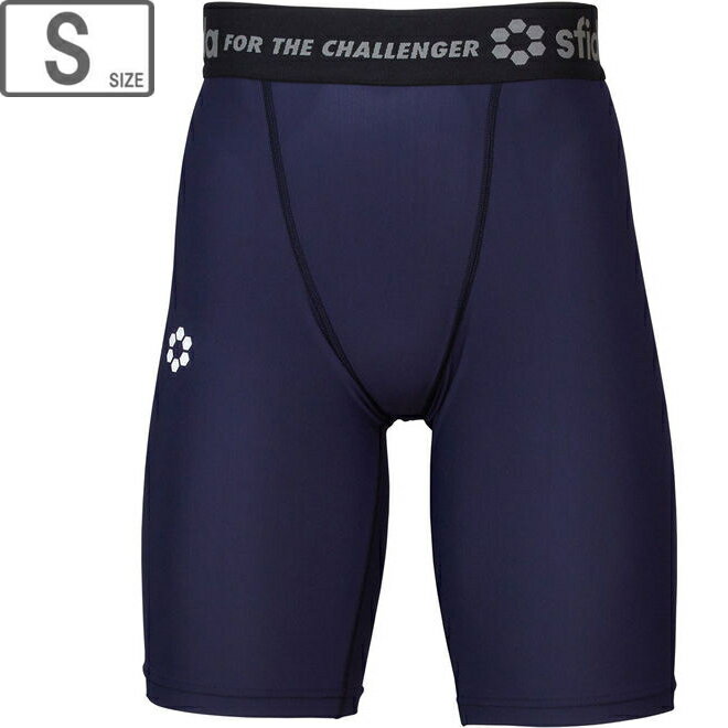 sfida/スフィーダ 【メンズ】BPコンプレッションベースレイヤーハーフタイツ【Sサイズ】【NAVY】SA21828