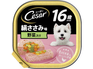 MARS マースジャパンリミテッド シーザー 16歳からの 絹ささみ味 野菜入り 100g