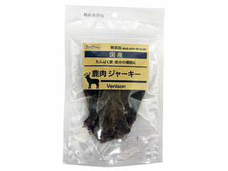 PetProJapan ペットプロジャパン ペットプロ 国産おやつ 無添加 鹿肉ジャーキー 25g