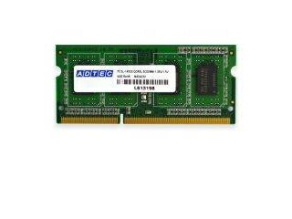 ADTEC アドテック ノートPC用メモリ PC3-12800 204pin SO-DIMM 8GB ADS12800N-8G