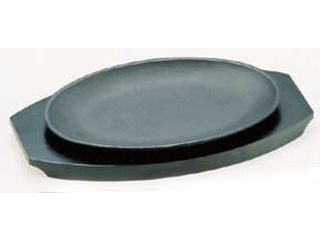 SAアルミステーキ皿　小判型