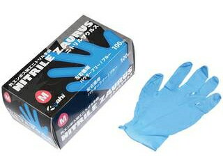 Asahi 旭創業 ニトリル手袋　ニトリルザウルス パウダーフリー　ブルー（100枚入）M