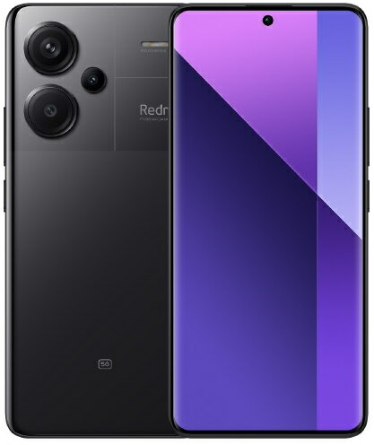 Xiaomi シャオミ 6.7型SIMフリースマートフォン Redmi Note 13 Pro+ 5G Midnight Black 8+256GB MZB0GXBJP 単品購入のみ可 同一商品であれば複数購入可 クレジットカード決済 代金引換決済のみ