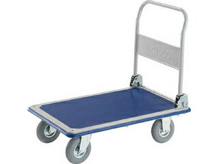 【組立・輸送等の都合で納期に4週間以上かかります】 TRUSCO/トラスコ中山 【代引不可】プレス製台車 ドンキーカート 固定式空気入タイヤ1225×775 502NAR