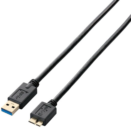 ELECOM エレコム USB3.0ケーブル(A-microB)/1.5m/ブラック USB3-AMB15BK ELECOM エレコム USB3.0ケーブル(A-microB)/1.5m/ブラック USB3-AMB15BK