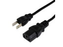 ainex アイネックス AC電源ケーブル 極細ストレートタイプ ACP-15S-BK